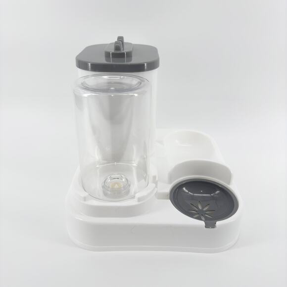 Small Cat Feeding Station with Food & Water Dispenser - Easy Clean Pet Feeder - Picture 3 of 8